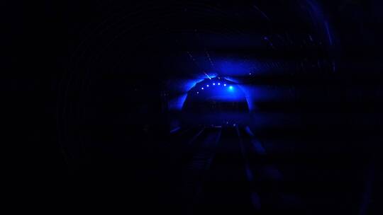 穿梭led隧道炫彩低曝光