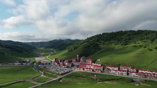 关山牧场草原度假区风景风光航拍3