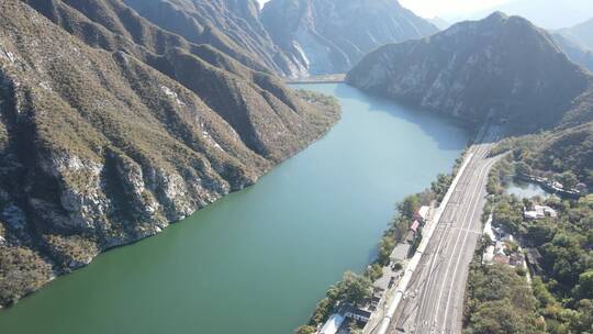 北京门头沟永定河上的落坡岭水库