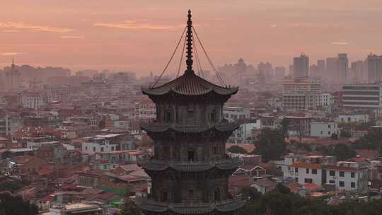 福建泉州开元寺古城城市宣传片航拍