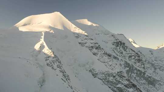 山，顶部，山顶，雪