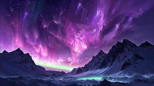 星云星空延时银河星轨北极光流星雨星辰大海