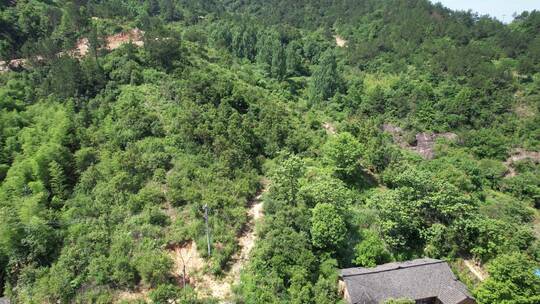 大山高山航拍大山深处