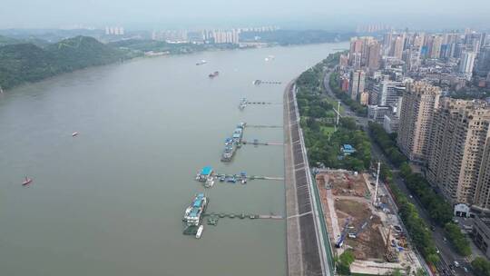 公路道路交通车辆航拍