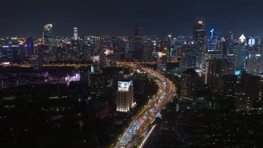 上海城市夜景-悟2航拍