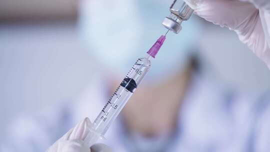 疫苗和注射器的健康医疗