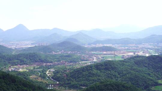 动力滑翔伞 基地 山顶美景 飞行