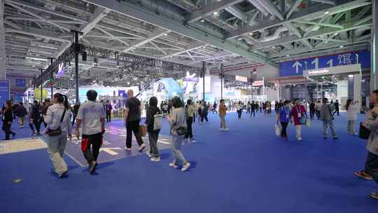 2023第六届中国进口博览会2.1馆人流