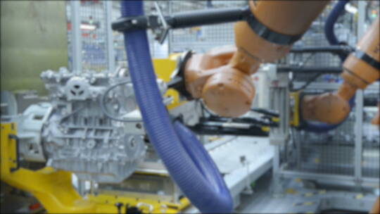 KUKA机械臂汽车制造流水线