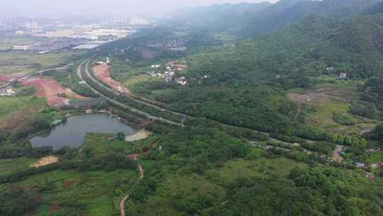 重庆九龙坡白市驿城市扩张乡村田园视频素材模板下载