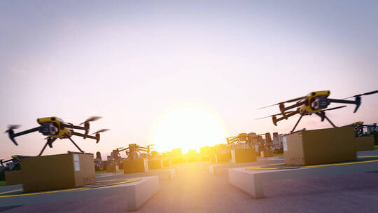 4K超长国家发展低空经济无人机合集