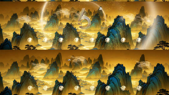 中国风倒计时高清AE视频素材下载