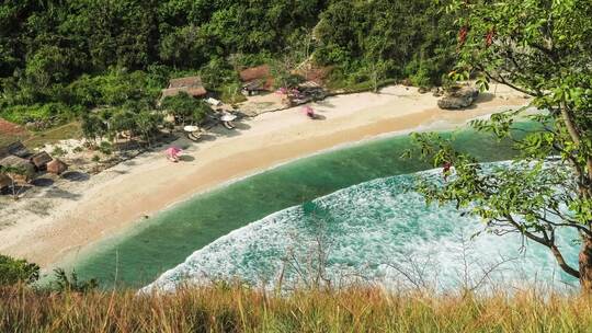 Nusa Penida，岛屿，树木，海洋