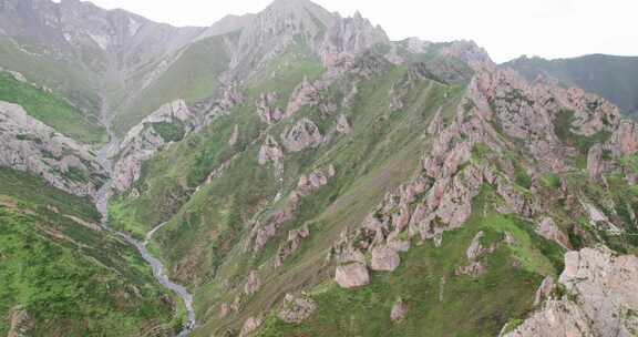 海东市互助县泽林峡航拍