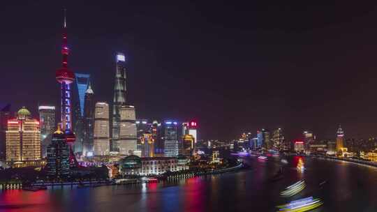 上海夜晚延时摄影