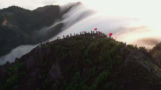 2025年永康石城山日出云海航拍合集之一