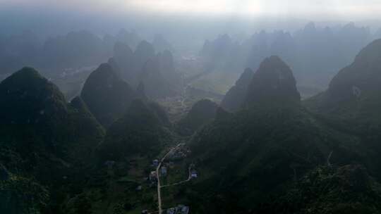 桂林山水漓江风光喀斯特地貌