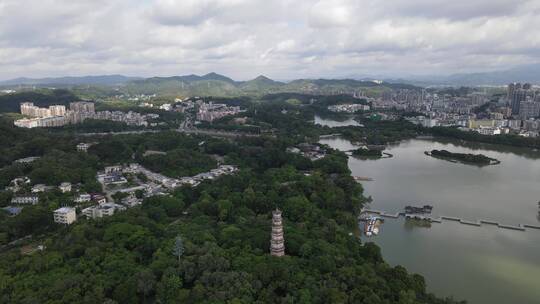 惠州西湖风景区航拍