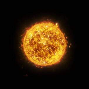 视频特效动画合成太阳星球科幻