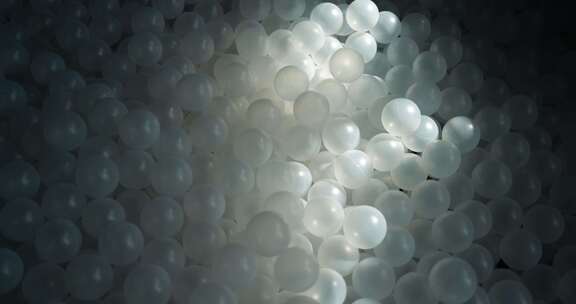 室内游乐场游乐设施 白色塑料球