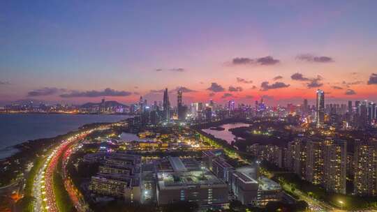 欢乐海岸夜景