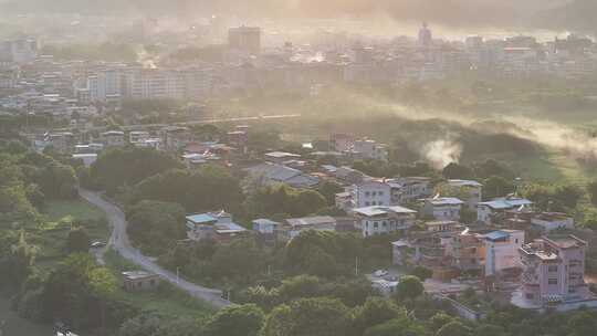 干净空镜广告唯美航拍大景城市山川