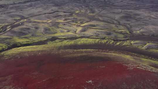 火山，已灭绝，荒野，冰岛