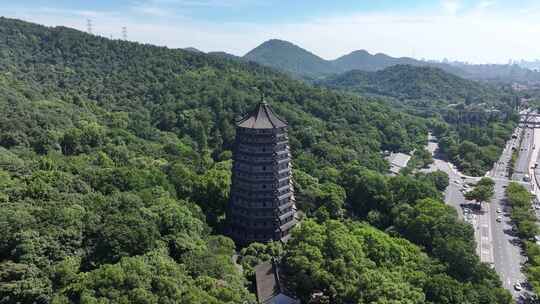 钱塘江 六和塔 杭州地标 古建