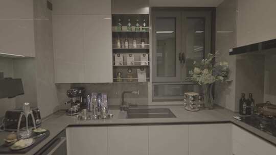 豪华住宅室内设计时尚简约厨房空间设计