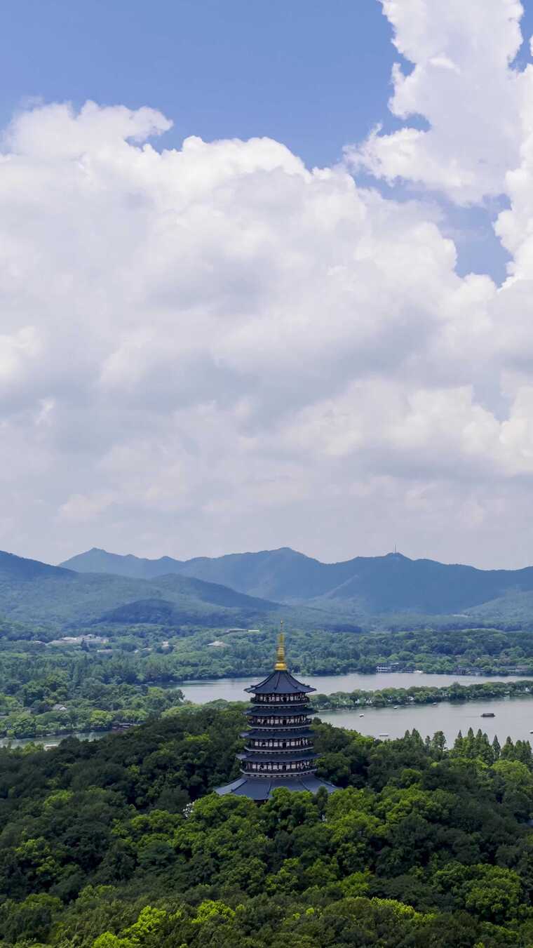 32段精编杭州城市风光合集竖屏