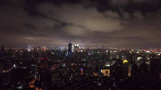 徐汇区夜景航拍