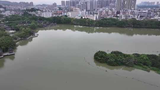 惠州西湖风景名胜风景区航拍