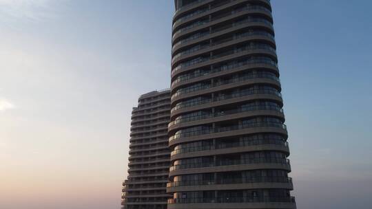 航拍武汉现代化城市建筑