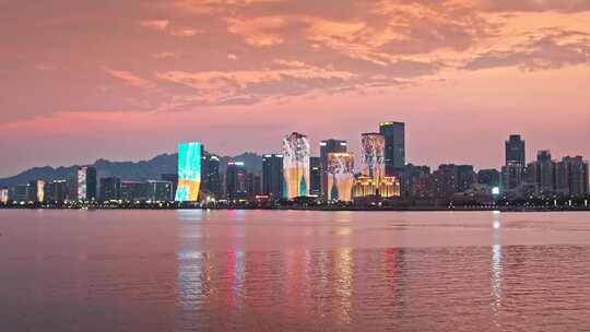 青岛西海岸夜景唐岛湾夜景