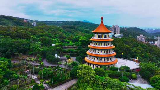 台湾省台北市航拍视频素材模板下载