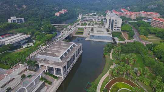 航拍厦门国家会计学院