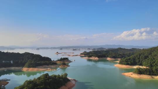 万绿湖 新丰江 河源 水库 青山绿水