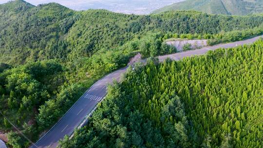 西安骊山航拍跟车