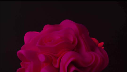 粉红玫瑰艺术：天鹅绒花瓣