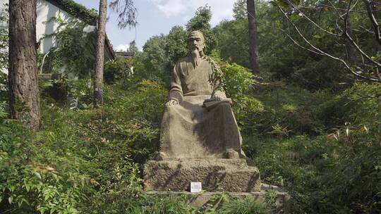 杭州凤凰山万松书院风景