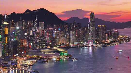 香港夜景航拍合集