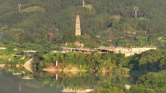 干净空镜广告唯美航拍大景城市山川