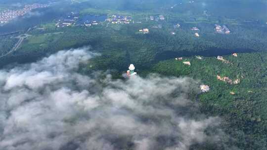 辽宁沈阳棋盘山云海航拍