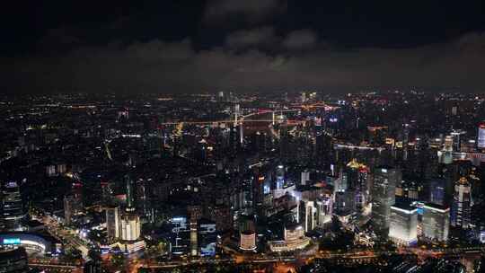 上海夜景 上海陆家嘴夜景