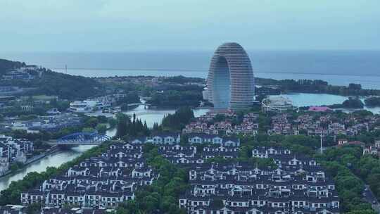 湖州月亮酒店城市风光全景