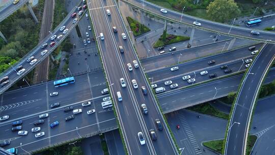 城市交通   立交  车流  堵车  立体交通网