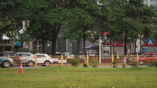 城市道路的车流视频素材模板下载