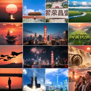 《国家》配乐背景 根据音乐制作高清在线视频素材下载