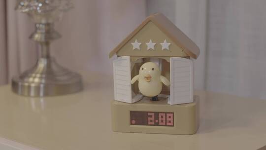 小鸡玩具计时器 4k实拍素材