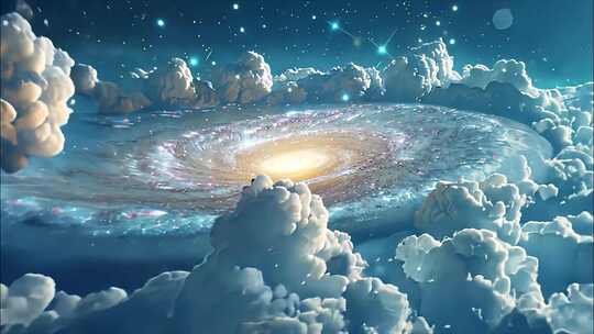 星云星空延时银河星轨北极光流星雨星辰大海